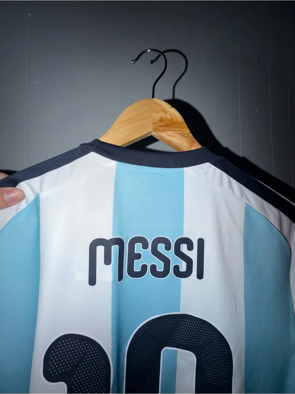 Men Adidas Lionel Messi home jersey #10 Size S